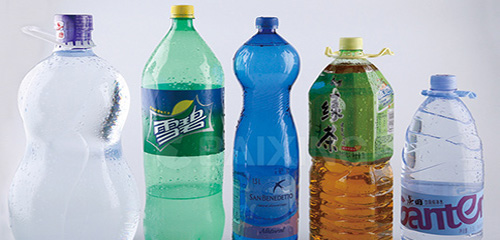 Plastic water bottle blowing machine